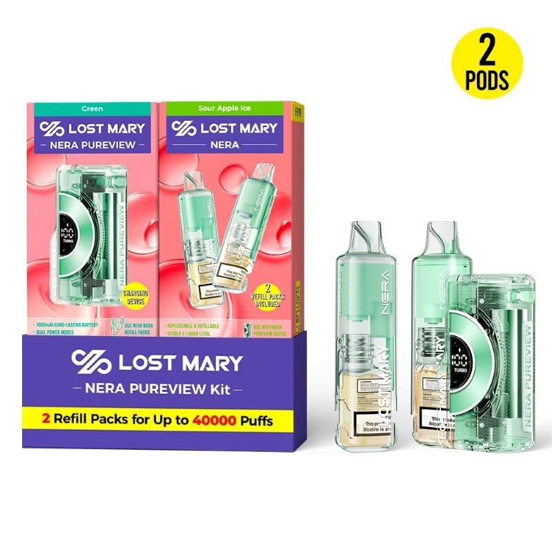Lost Mary Nera Pureview 40000 затяжек, изображение 3